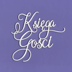 Tekturka Crafty Moly Napis G1 - Księga Gości 1